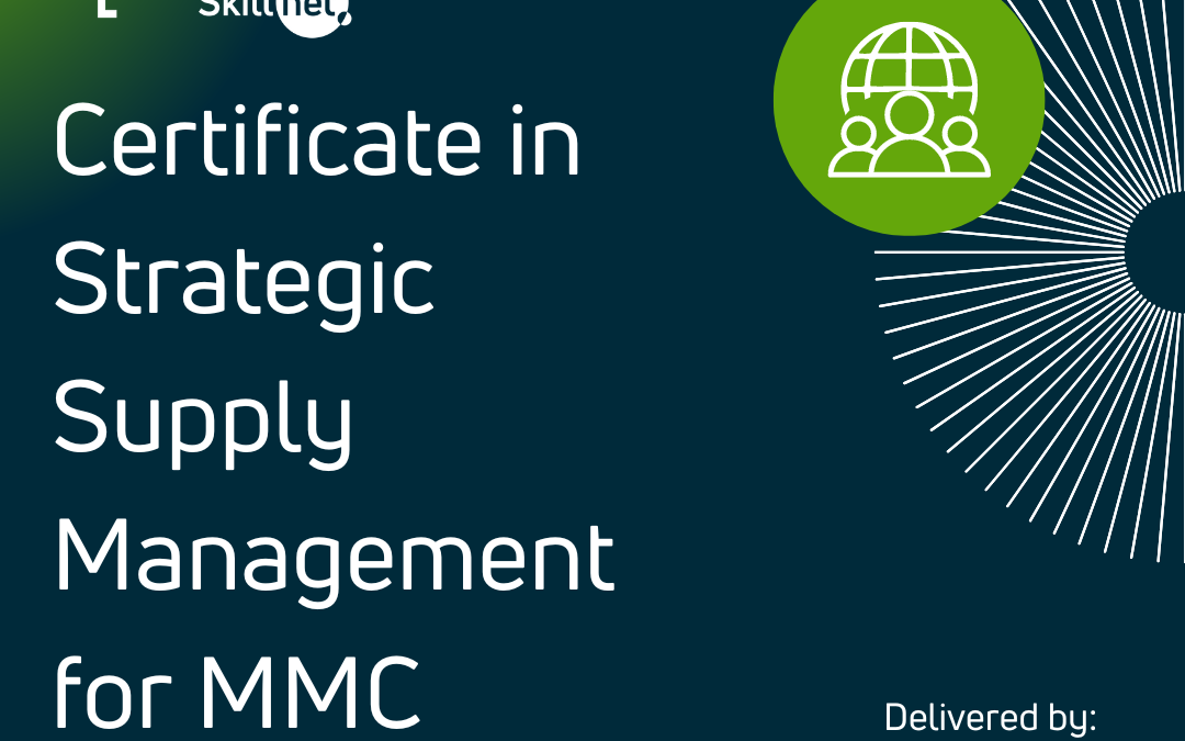 Level 8 Micro-credential in Strategic Supply Management for Modern Methods of Construction
